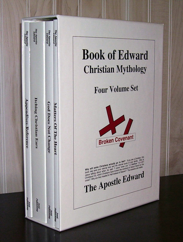 apostle edward's book of edward four volume SET cover page